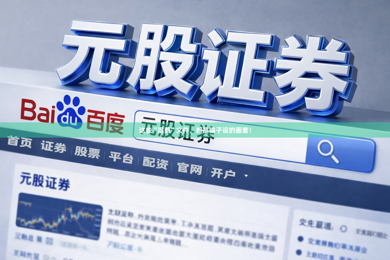 这些“退费”文件，都是骗子设的圈套！